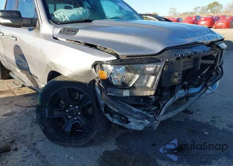 2021 Ram 1500 Big Horn 4X4 6'4 Box из США, поврежденный, VIN 1C6SRFBT9MN603215